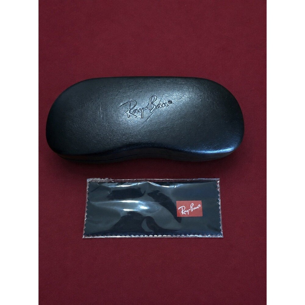 Ray-Ban hard shell black case with dust cloth
